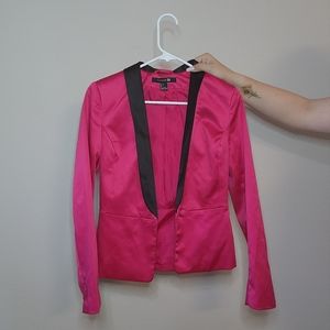 FOREVER 21 fuschia tuxedo jacket